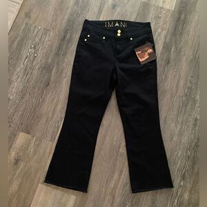 Iman Cropped 360 Bootcut Jeans Sz 4 P NWT